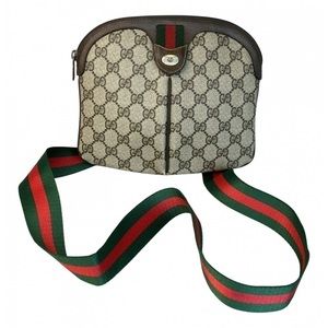 VINTAGE - Authentic Gucci PVC Plastic GG Supreme Web Crossbody Bag
